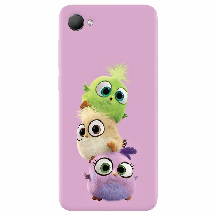 Силиконов кейс съвместим с Htc Desire 12, Baby Birds