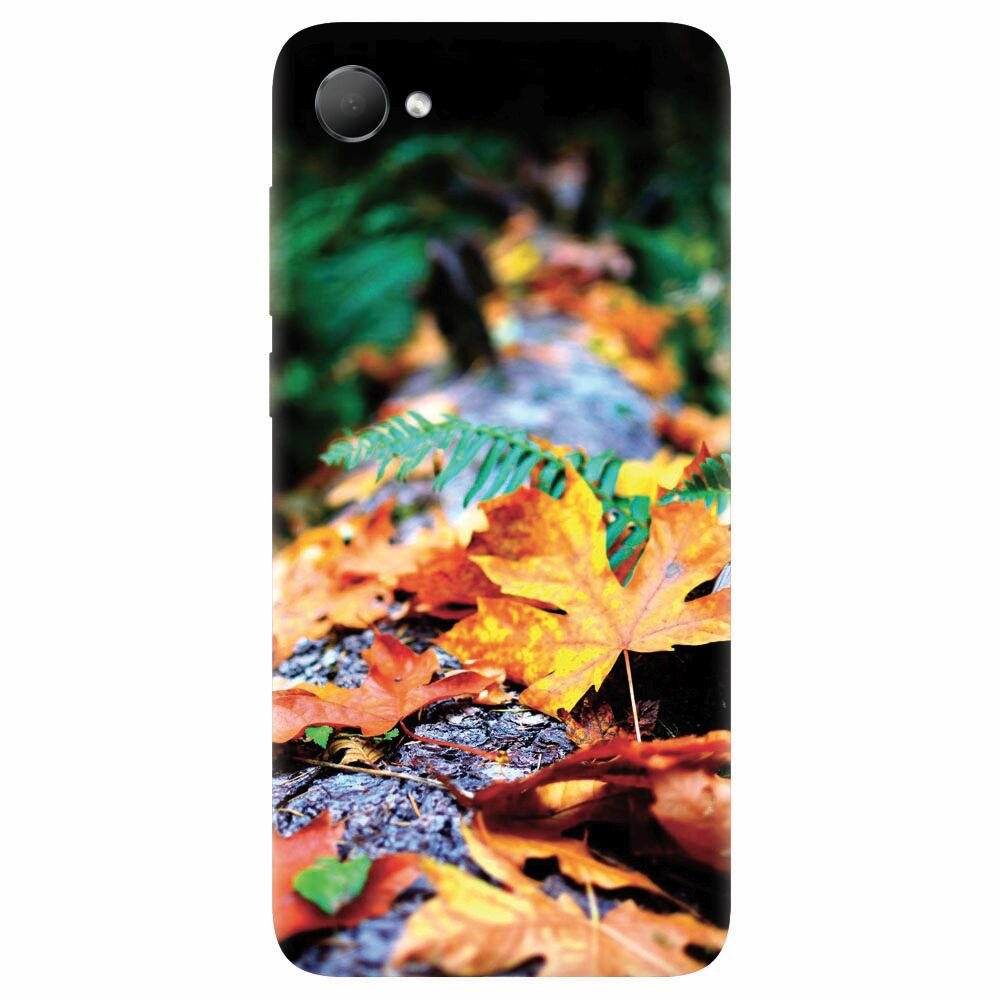 Husa silicon pentru Htc Desire 12, Autumn Leaves
