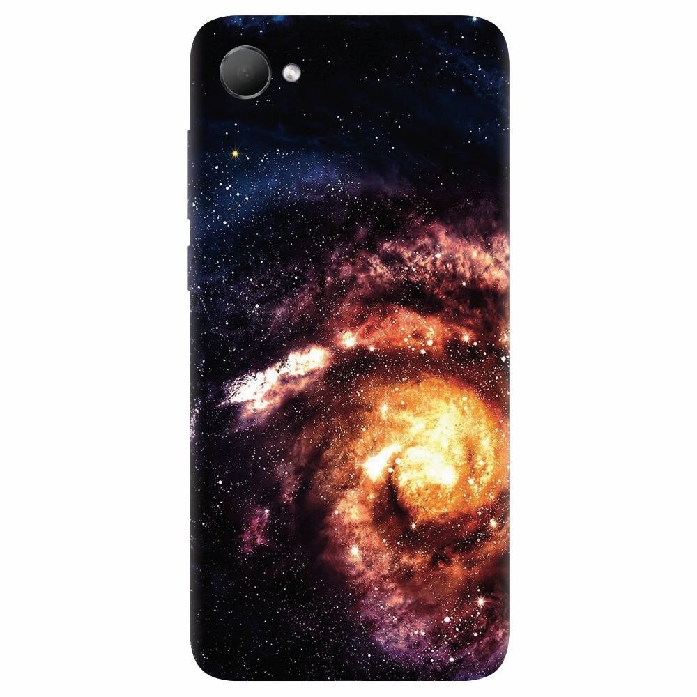 Husa silicon pentru Htc Desire 12, Spiral Galaxy Illustration