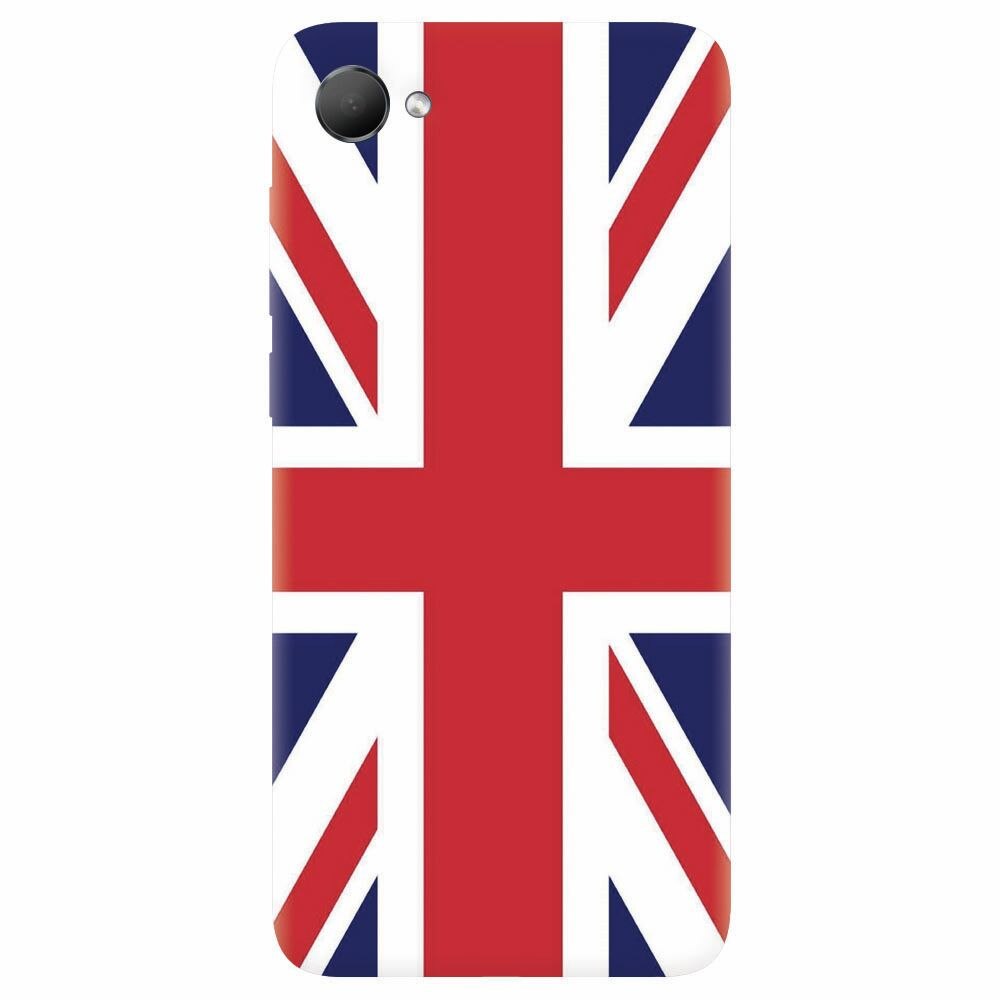 Husa silicon pentru Htc Desire 12, UK Flag Illustration