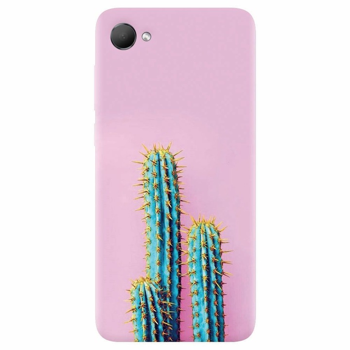 Силиконов кейс съвместим с Htc Desire 12, Cactus 102