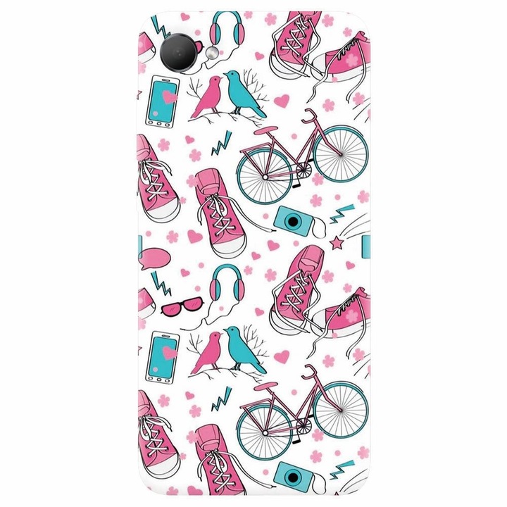 Силиконов кейс за Htc Desire 12, Travel