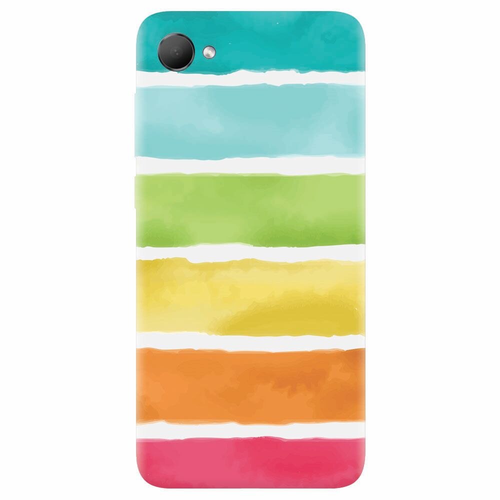 Husa silicon pentru Htc Desire 12, Watercolors