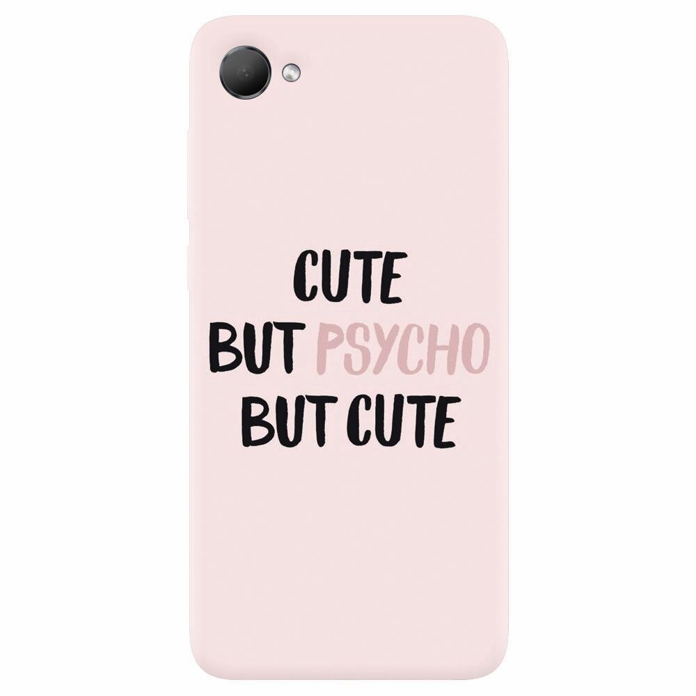 Husa silicon pentru Htc Desire 12, Cute But Psycho
