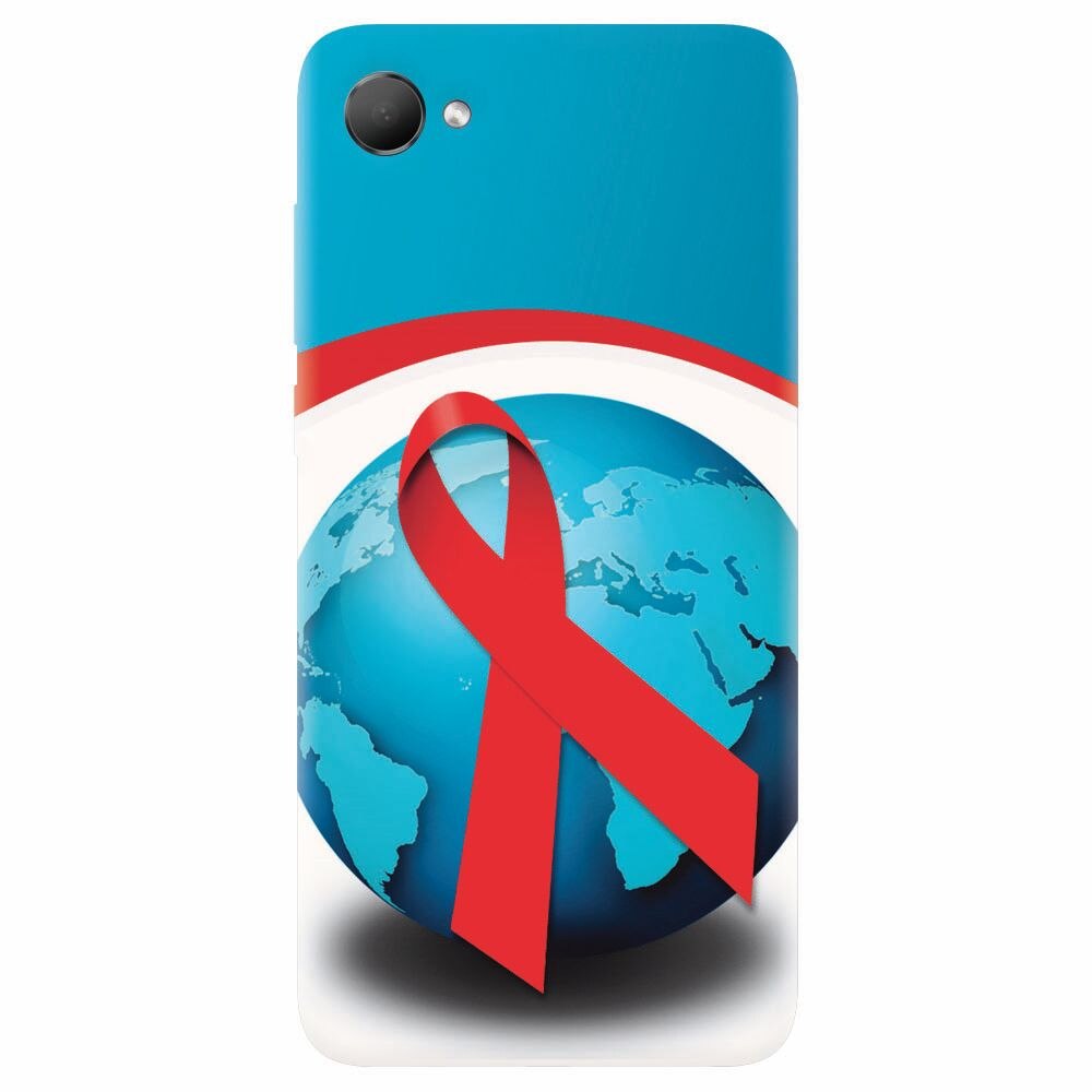 Husa silicon pentru Htc Desire 12, World Aids Day