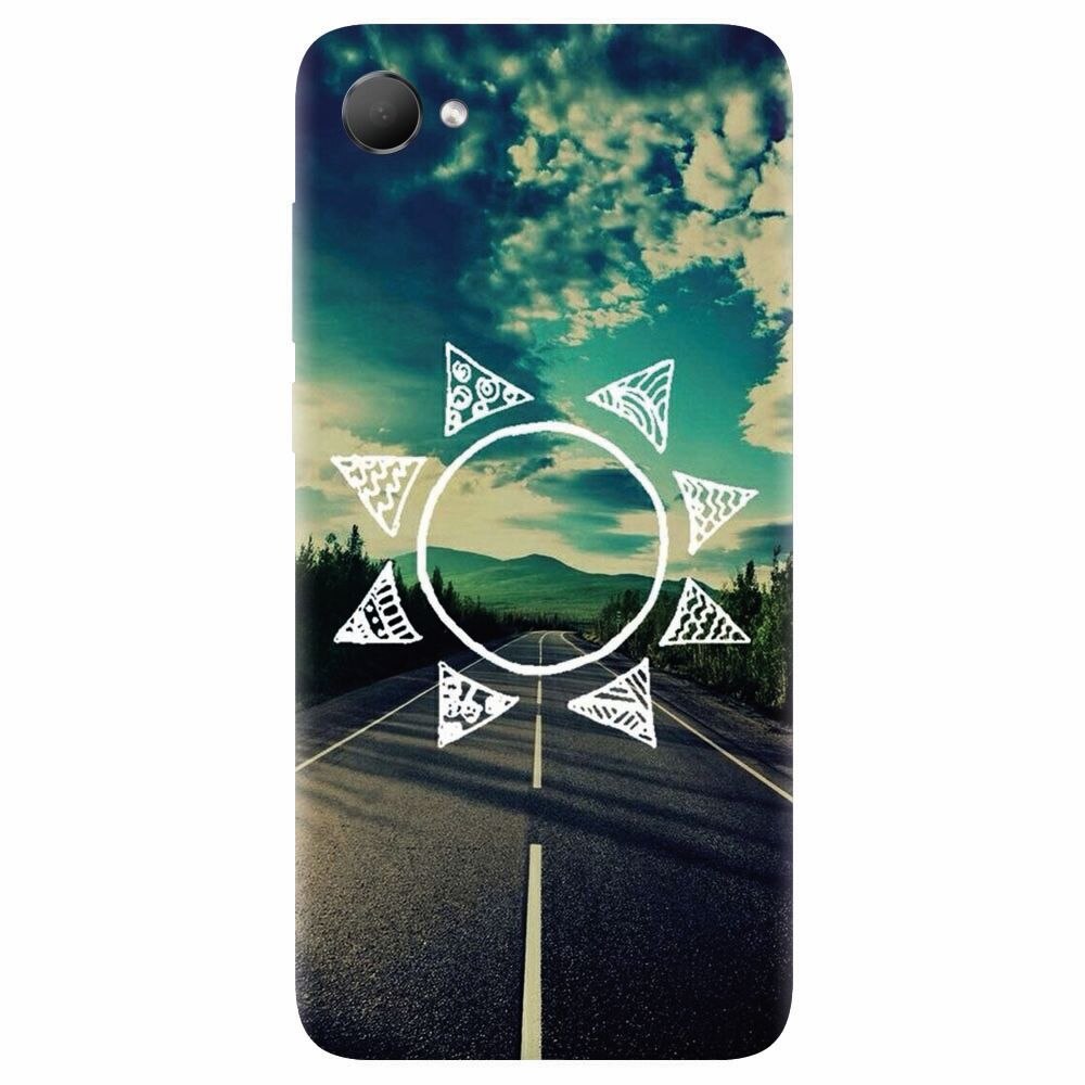 Husa silicon pentru Htc Desire 12, Sun On The Road