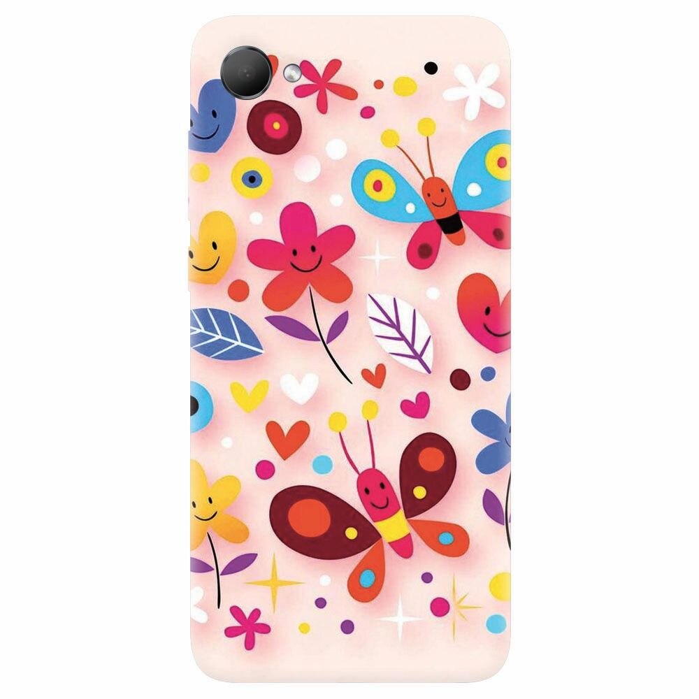 Husa silicon pentru Htc Desire 12, Butterfly 102