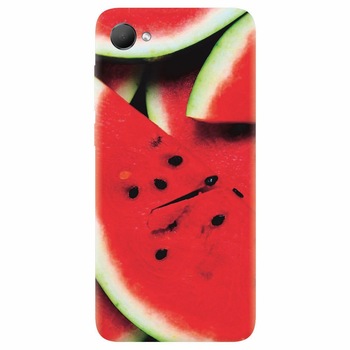 Husa silicon pentru Htc Desire 12, S Of Watermelon Slice Husa silicon pentru Htc Desire 12, S Of Watermelon Slice