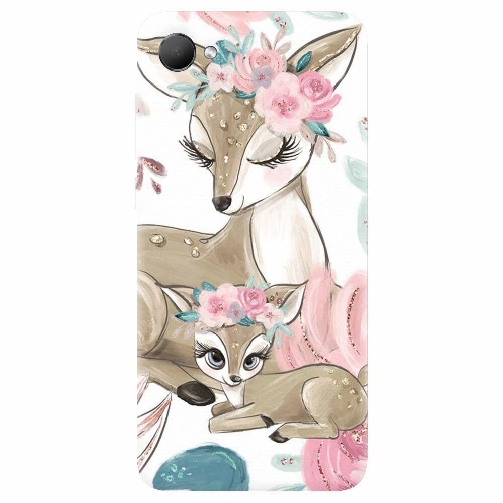 Husa silicon pentru Htc Desire 12, Deers