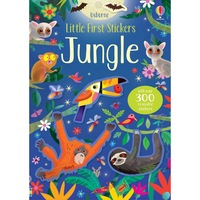 Carte de activitati "Little first stickers jungle" , 3 ani+, Usborne