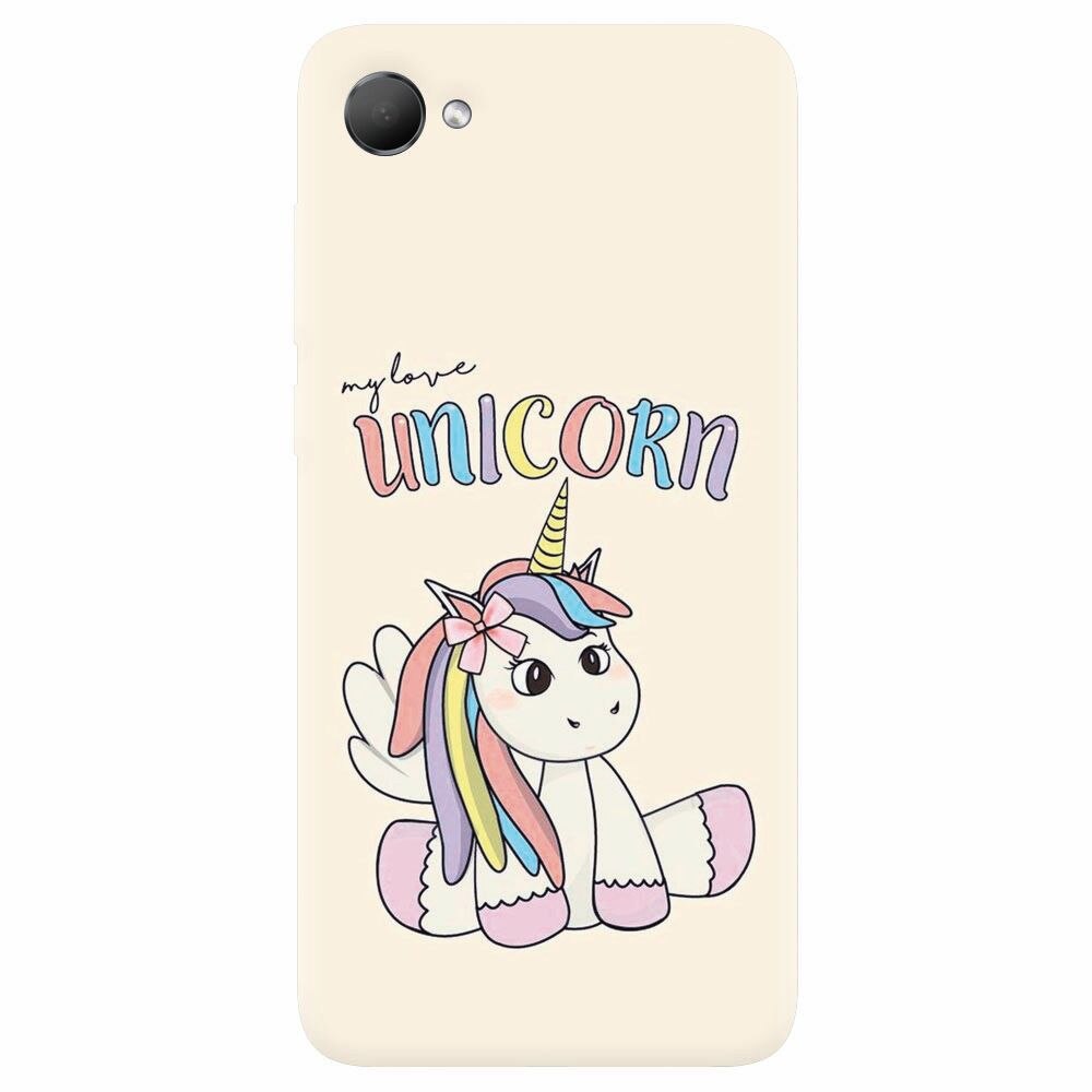 Husa silicon pentru Htc Desire 12, My Love Unicorn