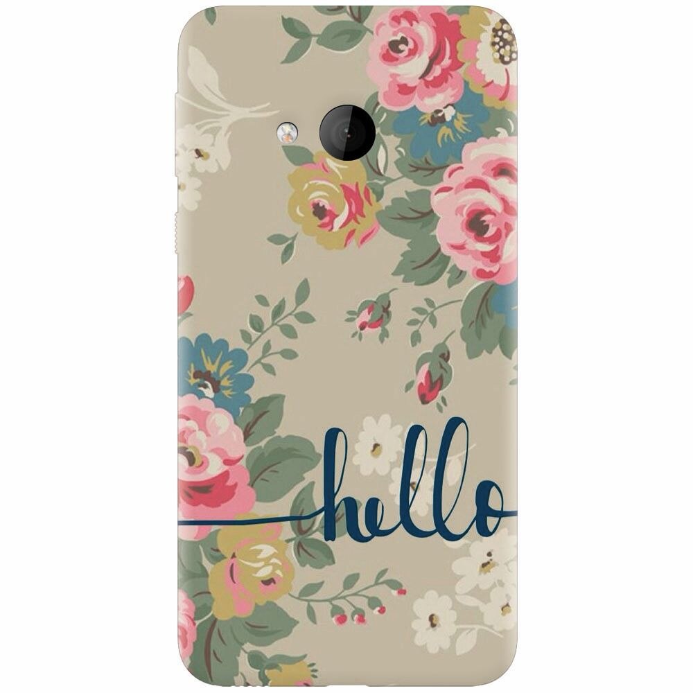 Husa silicon pentru Htc U play, Cute Flower Phone