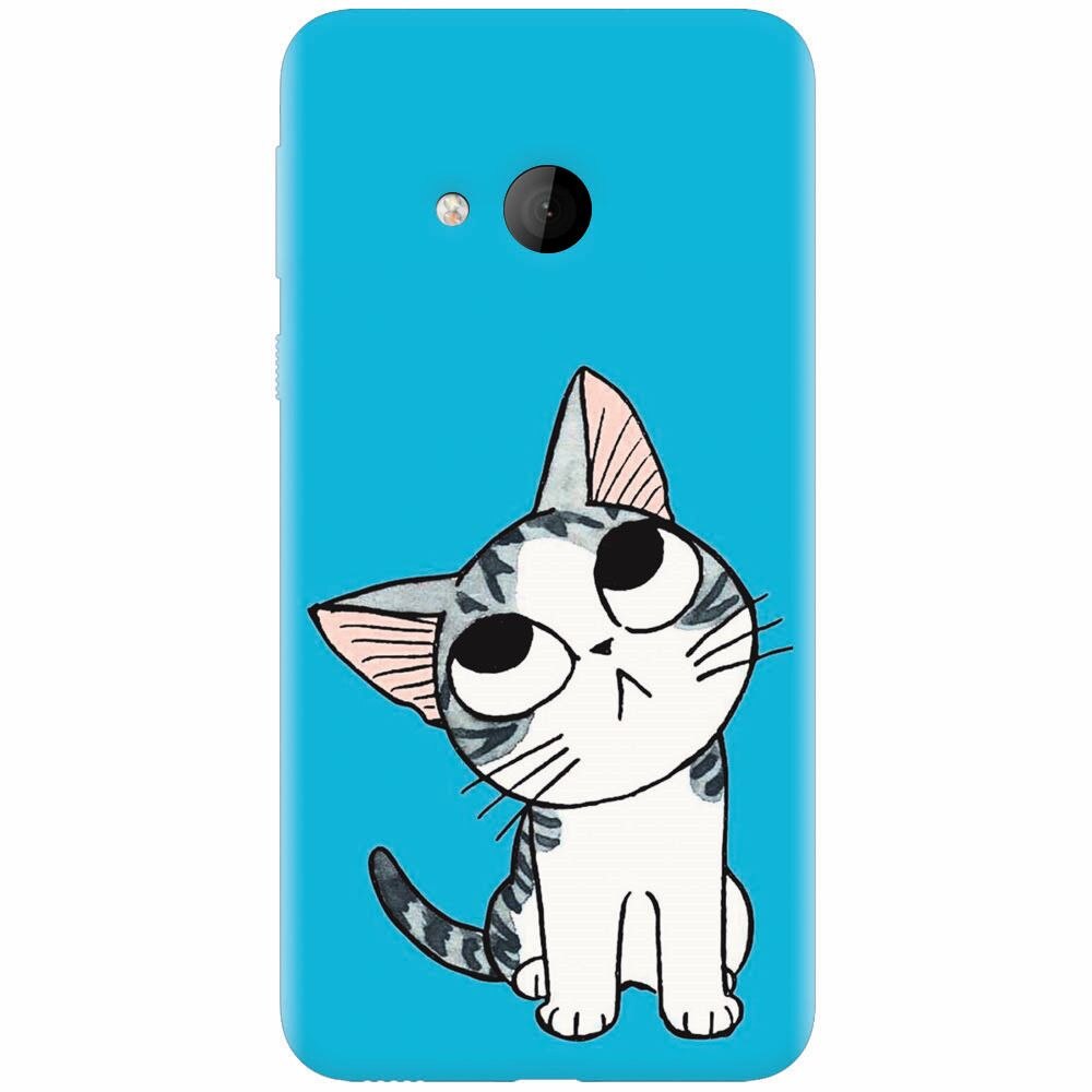 Husa silicon pentru Htc U play, Cat Lovely Cartoon