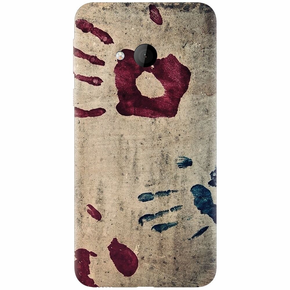 Husa silicon pentru Htc U play, Handprints