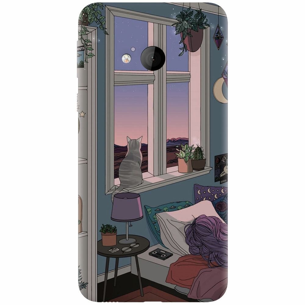 Husa silicon pentru Htc U play, Girl Room