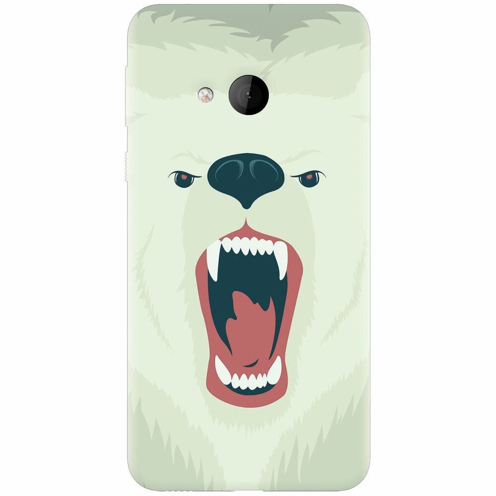 Husa silicon pentru Htc U play, Fierce Polar Bear Winter