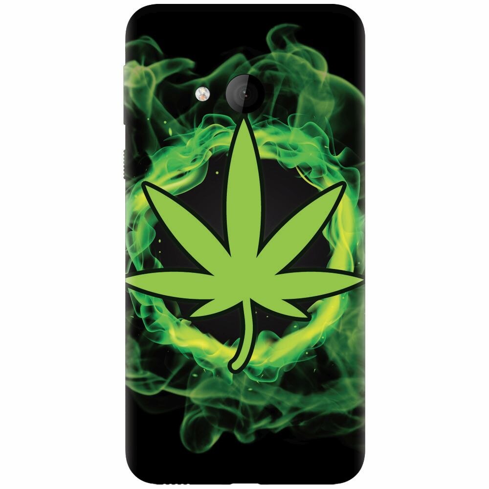 Husa silicon pentru Htc U play, GreenFlames