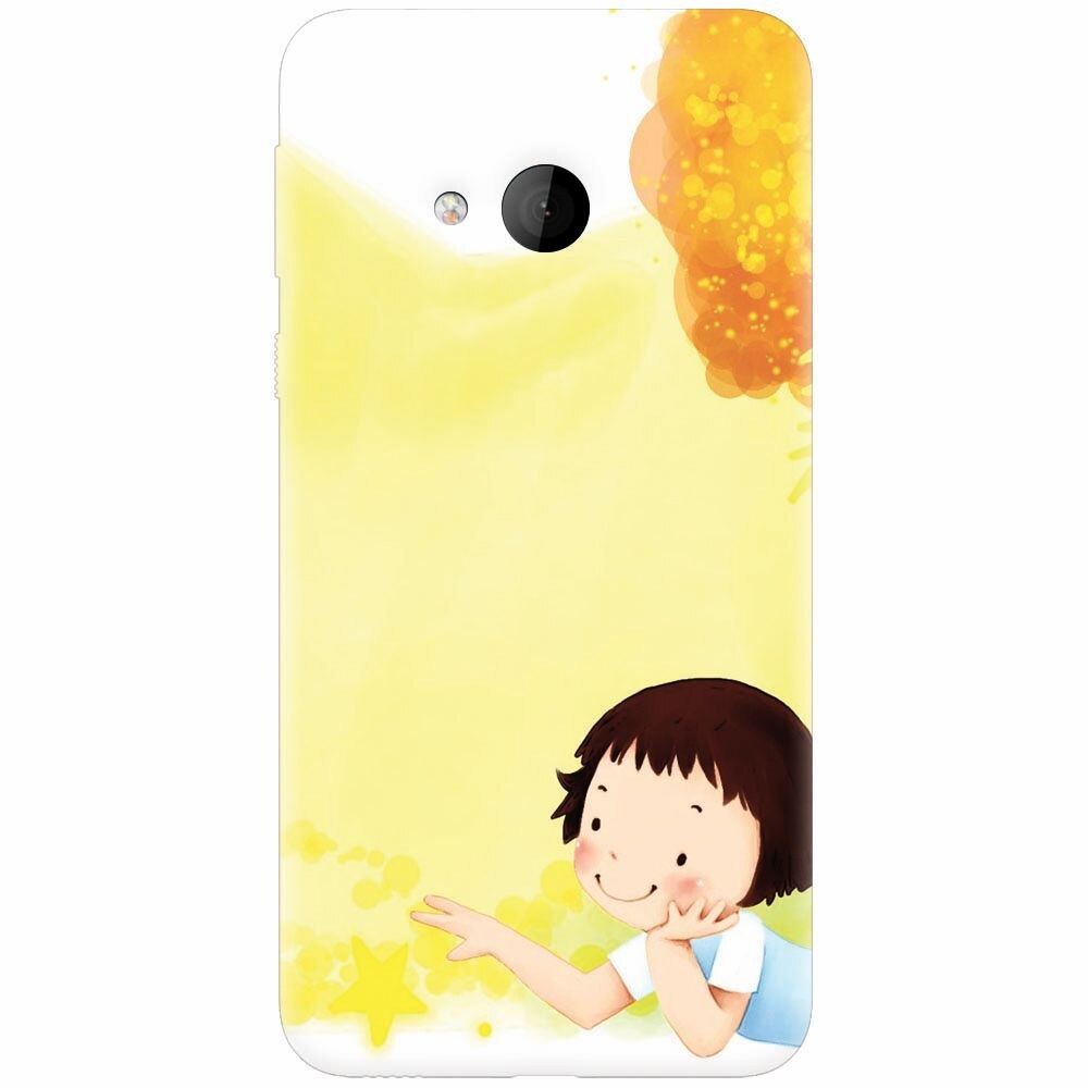 Husa silicon pentru Htc U play, Child Autumn Paint Hd
