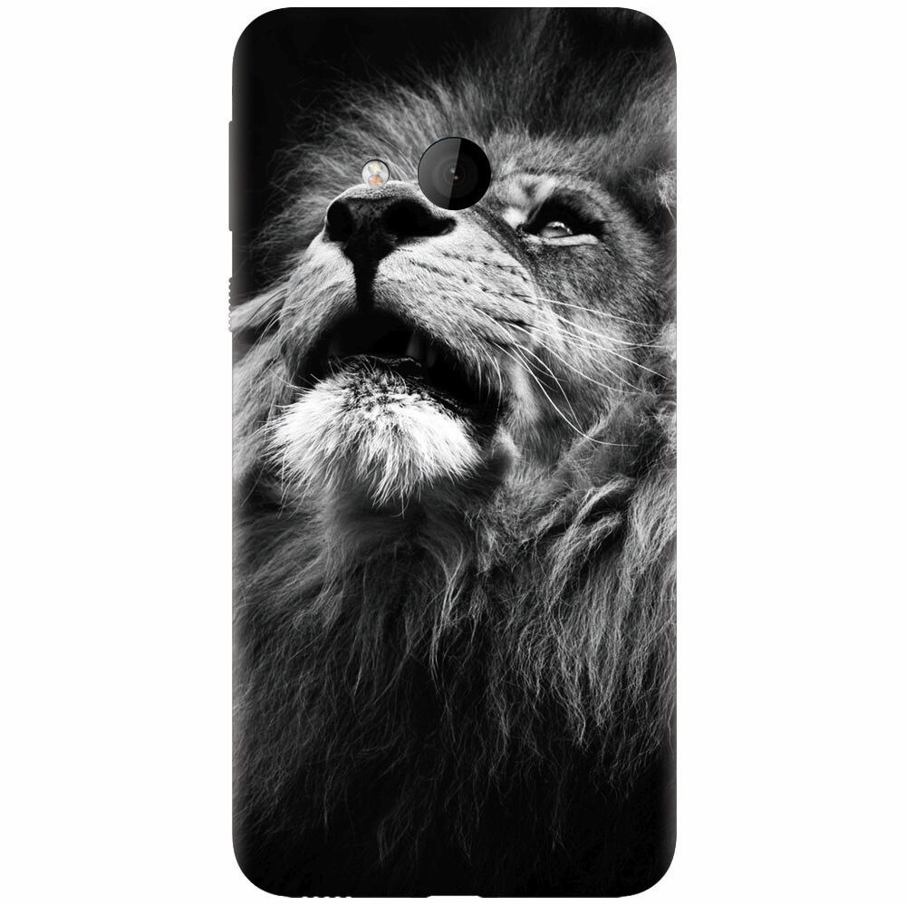 Husa silicon pentru Htc U play, Majestic Lion Portrait