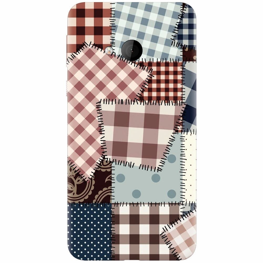 Husa silicon pentru Htc U play, Patchwork Vector