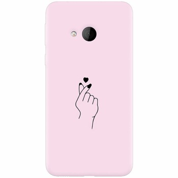 Husa silicon pentru Htc U play, Simple Love Husa silicon pentru Htc U play, Simple Love