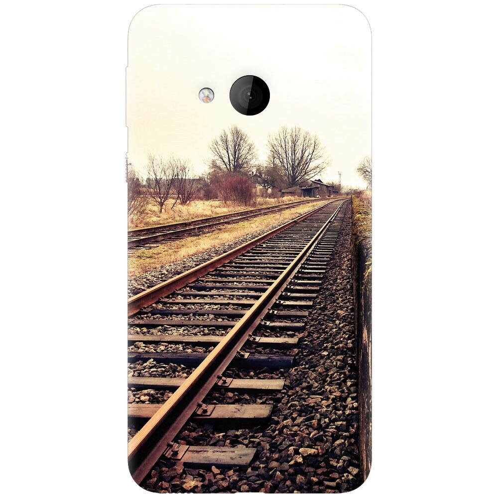 Husa silicon pentru Htc U play, Railroad