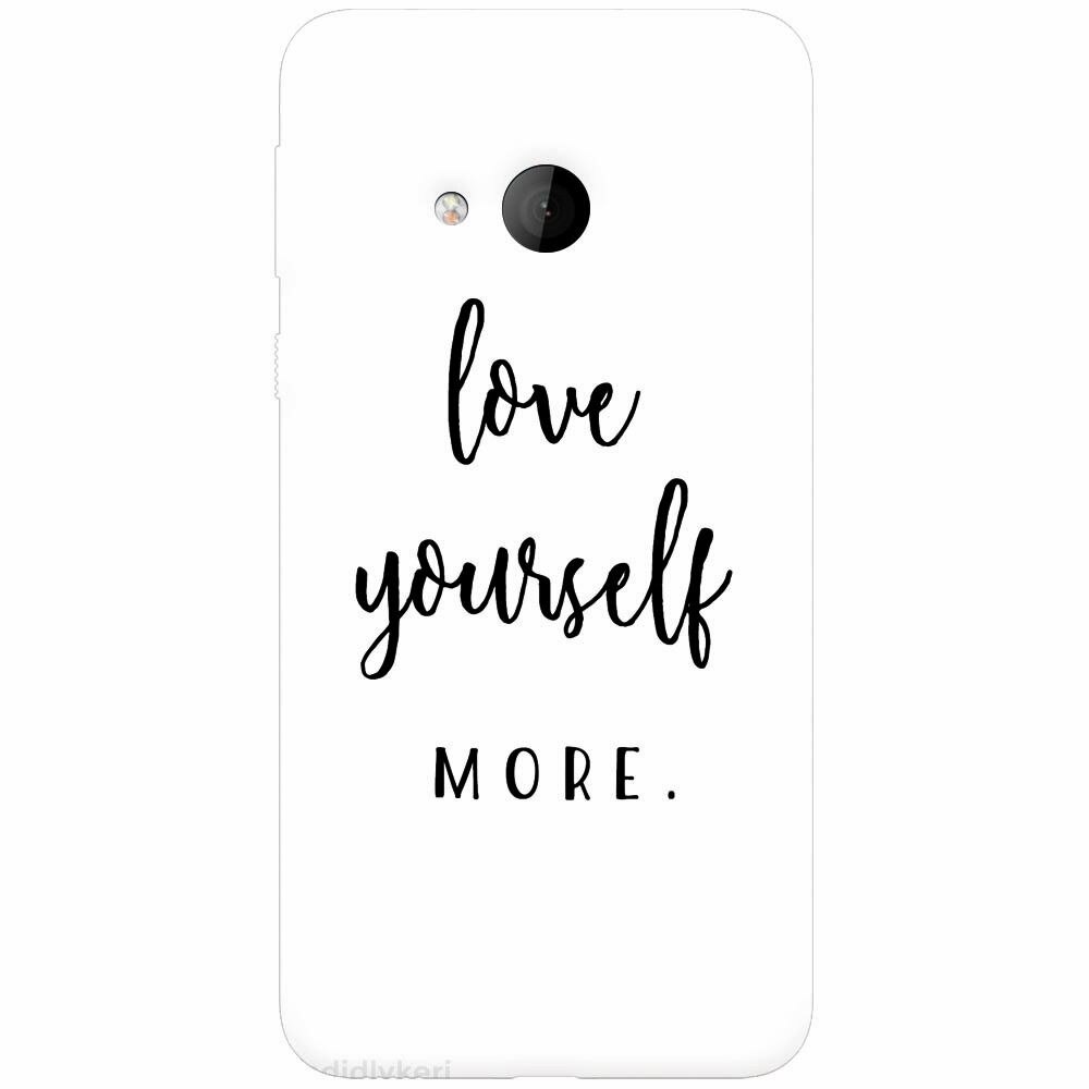 Husa silicon pentru Htc U play, Love Yourself More