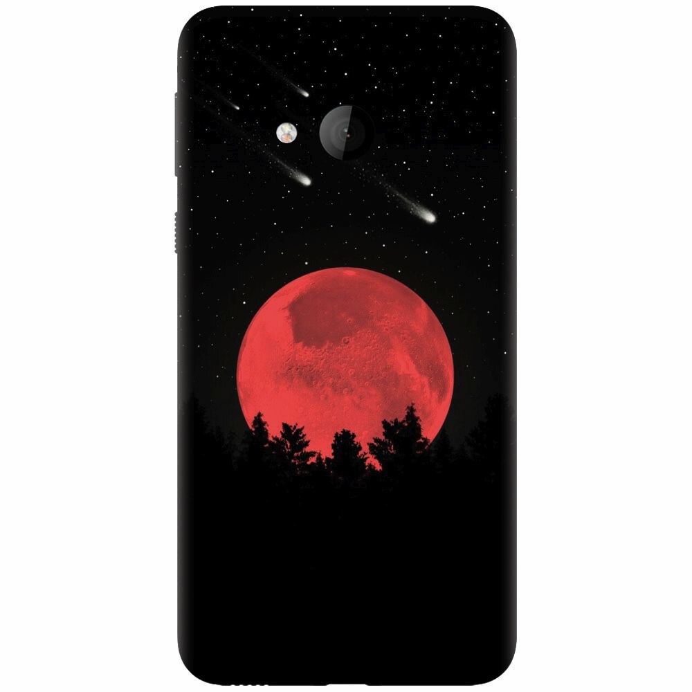 Husa silicon pentru Htc U play, Blood Moon