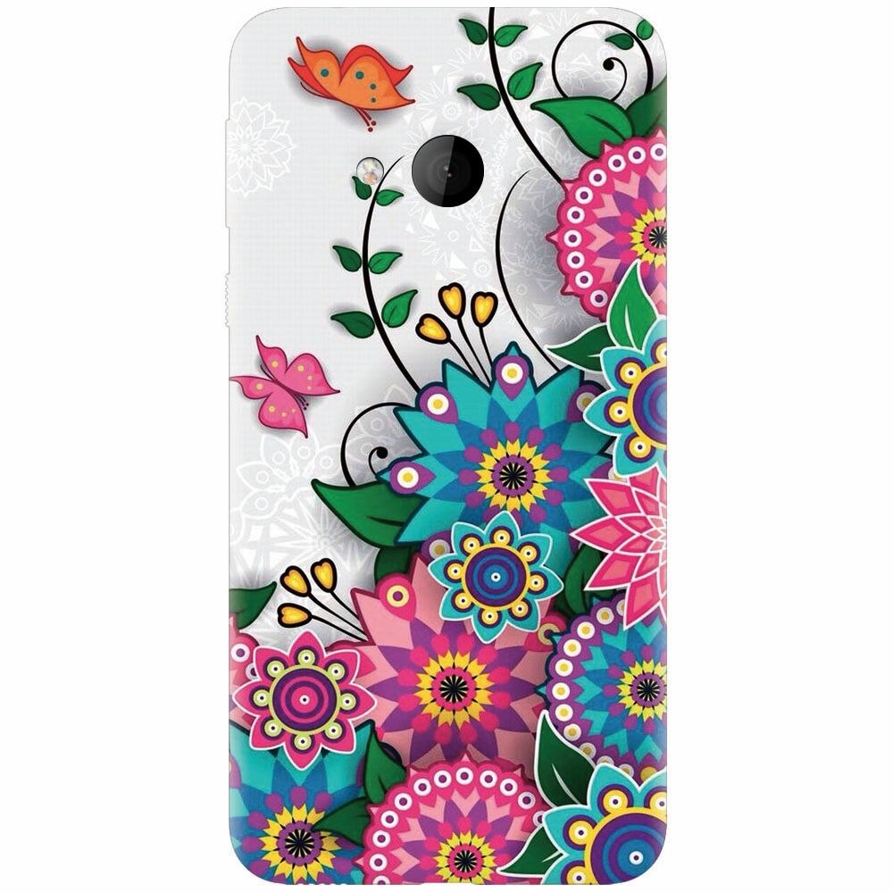 Husa silicon pentru Htc U play, Mandala Flowers