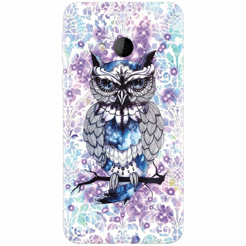 Husa silicon pentru Htc U play, Abstract Owl