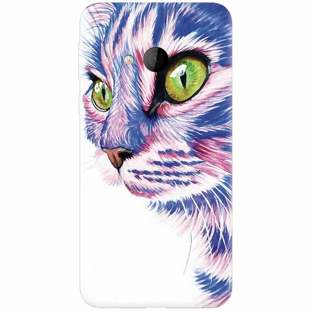 Husa silicon pentru Htc U play, Colorfull Cat