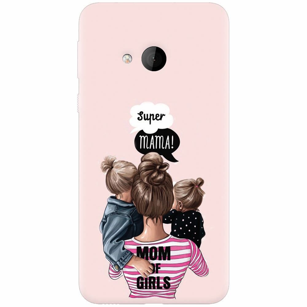Husa silicon pentru Htc U play, Mom Of Girls