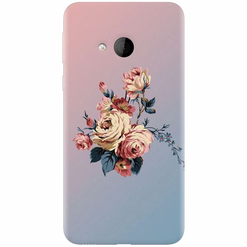 Husa silicon pentru Htc U play, Roses