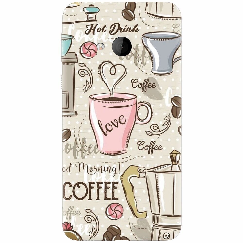 Husa silicon pentru Htc U play, Coffe And Donuts