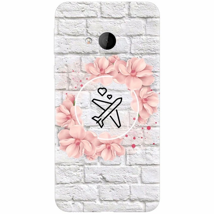 Силиконов кейс съвместим с Htc U play, Travel Dream