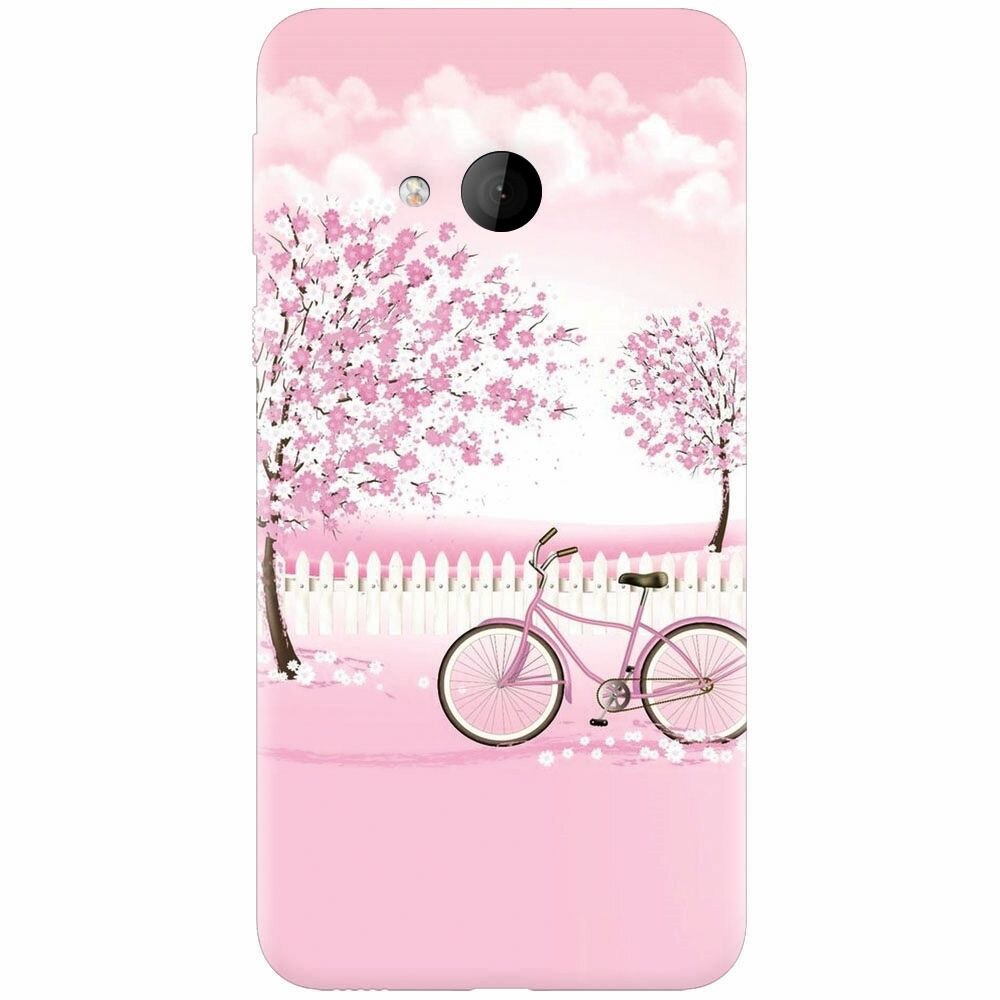 Husa silicon pentru Htc U play, Pink Spring