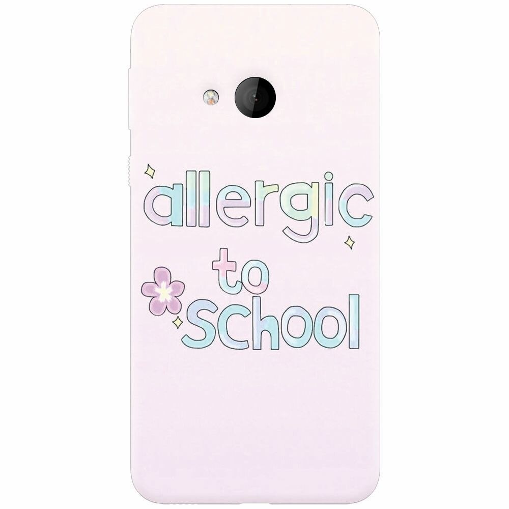 Husa silicon pentru Htc U play, Allergic To School