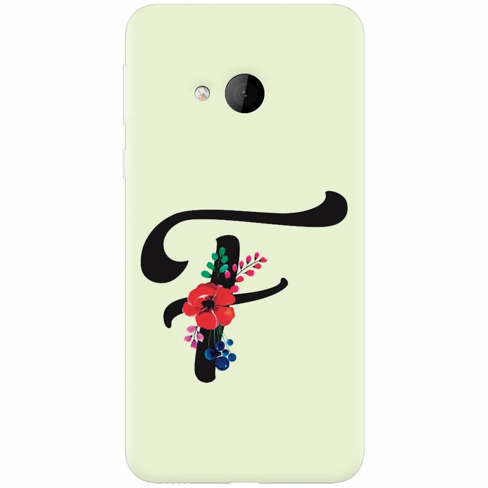 Husa silicon pentru Htc U play, Litera F