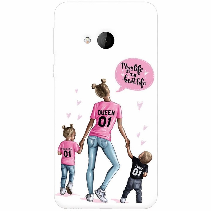 Силиконов кейс за Htc U play, Mom Life