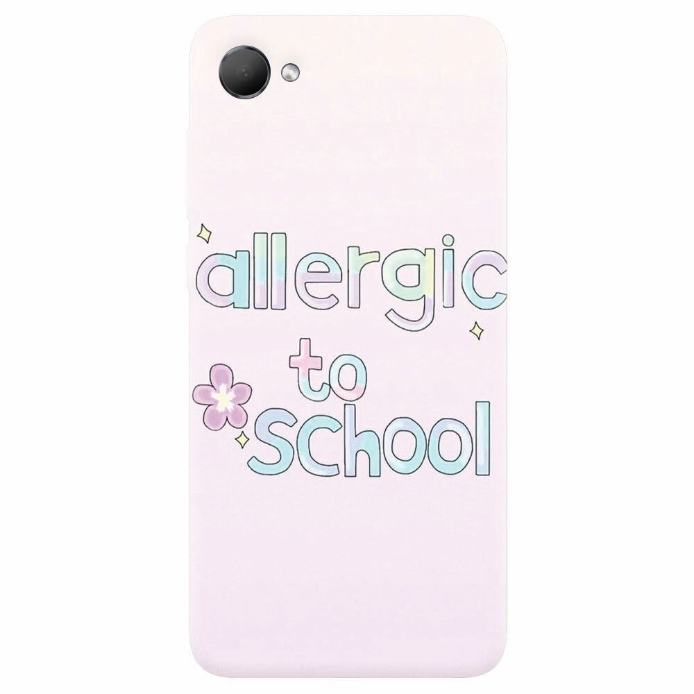 Husa silicon pentru Htc Desire 12, Allergic To School