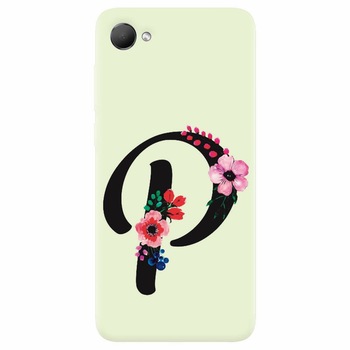 Husa silicon pentru Htc Desire 12, Litera P Husa silicon pentru Htc Desire 12, Litera P