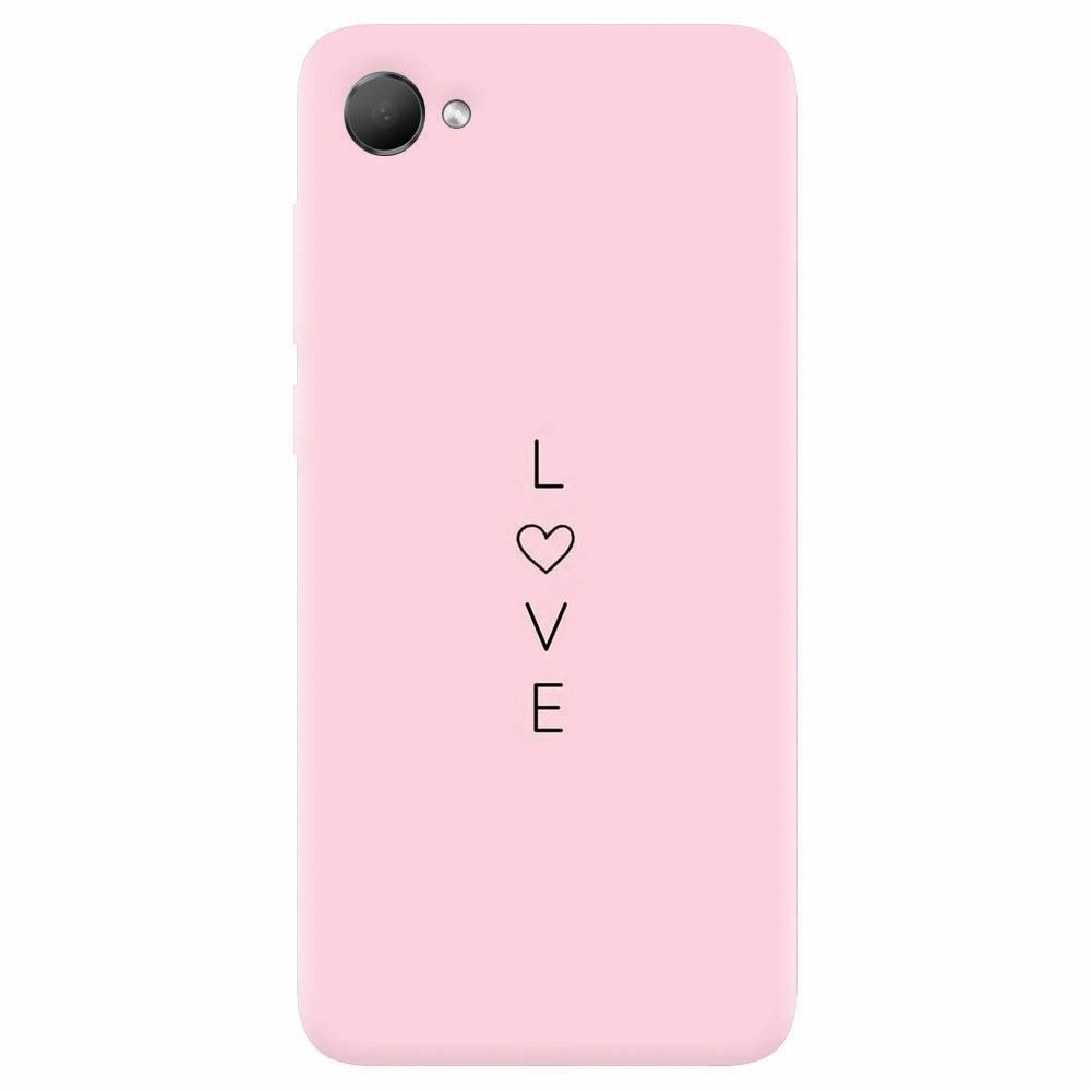 Husa silicon pentru Htc Desire 12, Love