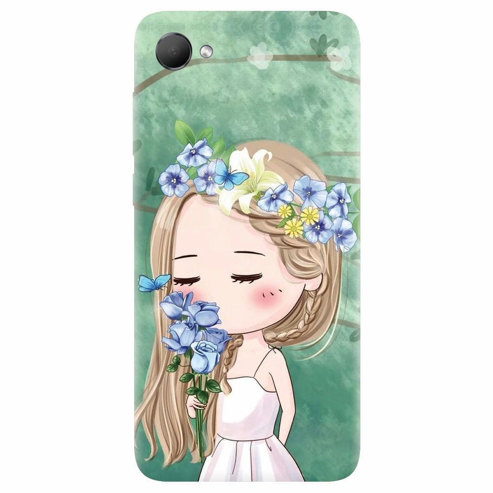 Husa silicon pentru Htc Desire 12, Girl