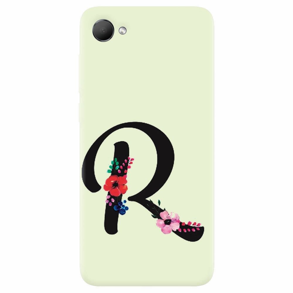 Husa silicon pentru Htc Desire 12, Litera R