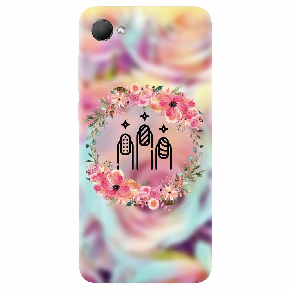 Husa silicon pentru Htc Desire 12, Nail Expert