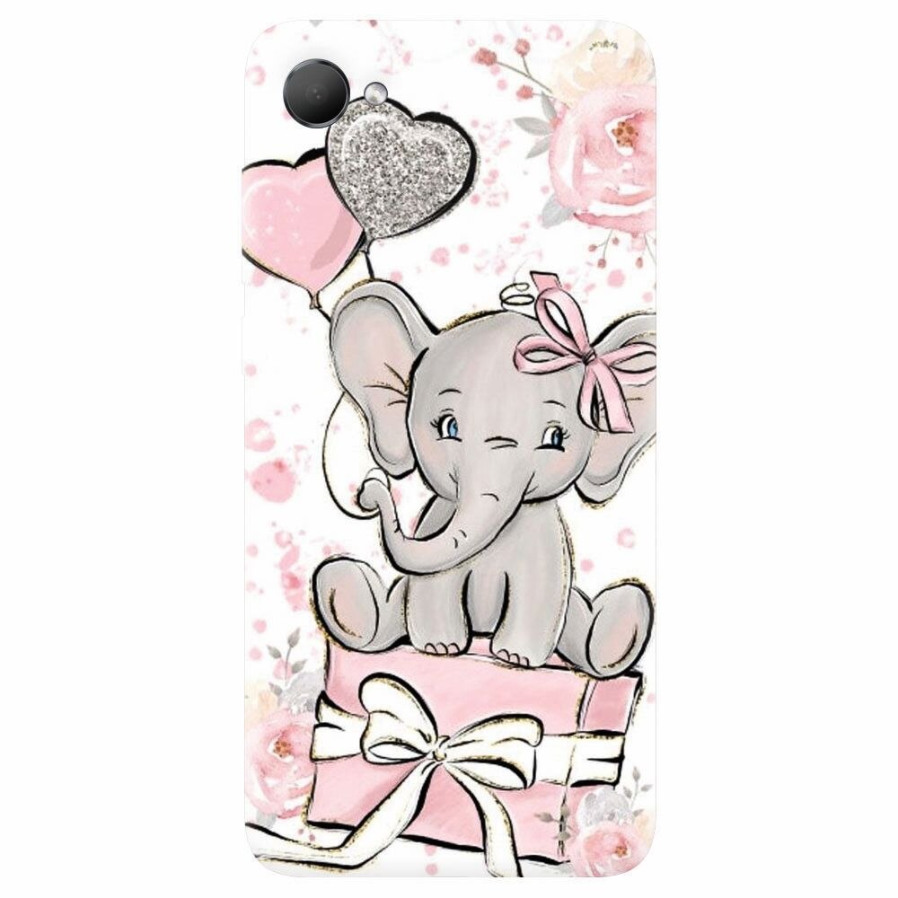 Husa silicon pentru Htc Desire 12, Elefant
