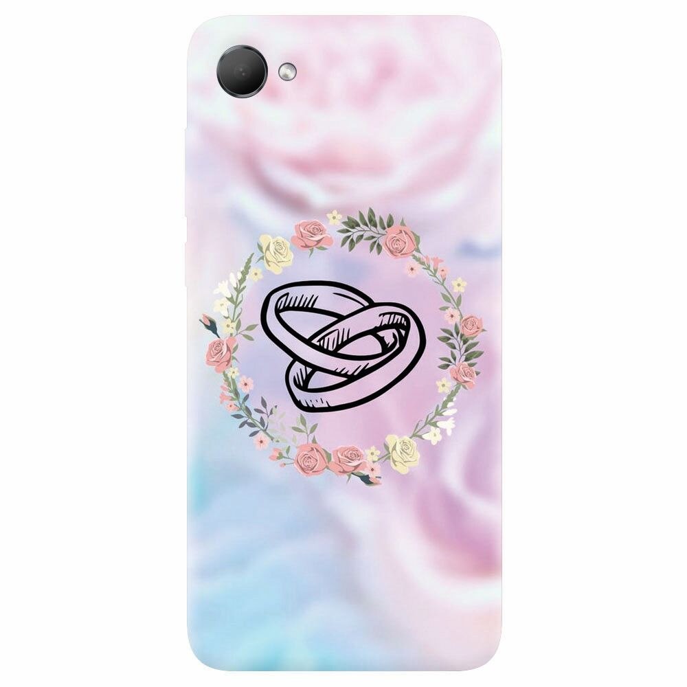 Husa silicon pentru Htc Desire 12, Rings