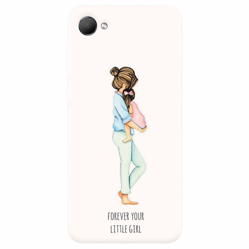 Husa silicon pentru Htc Desire 12, Forever Little Girl