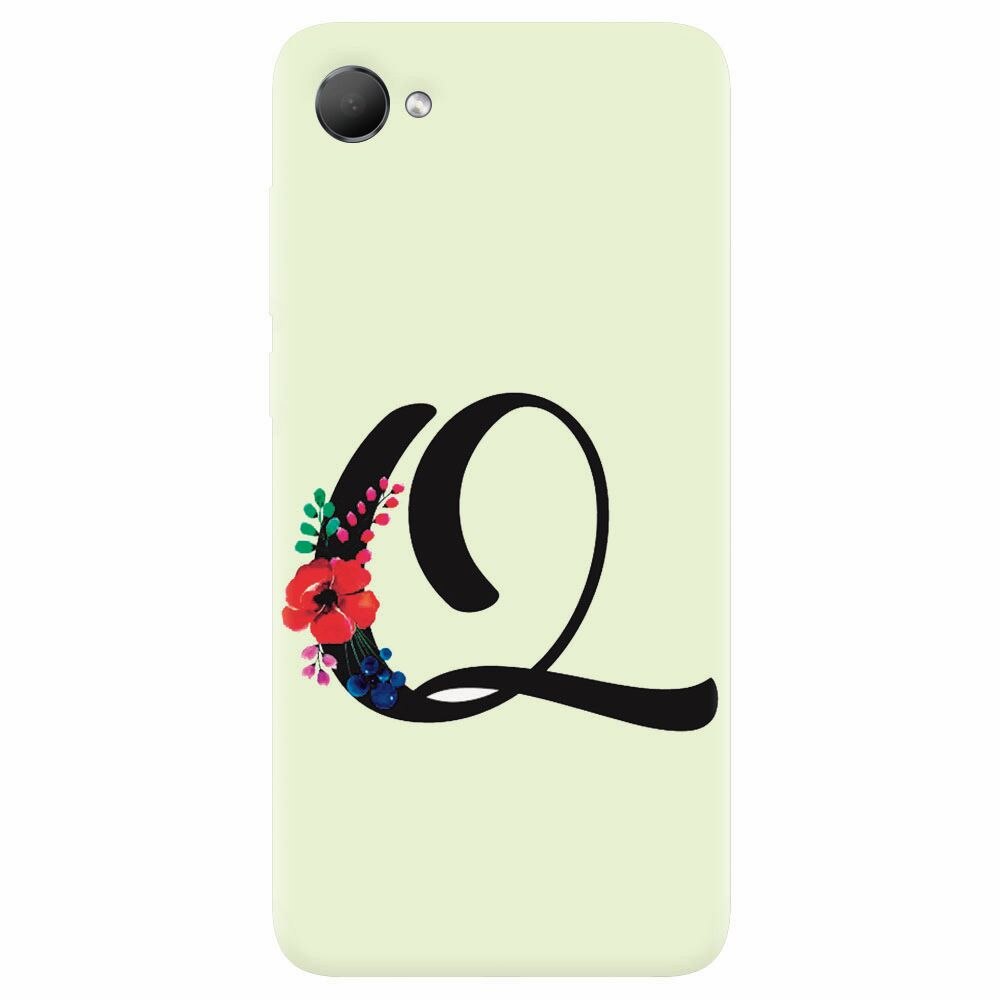 Husa silicon pentru Htc Desire 12, Litera Q
