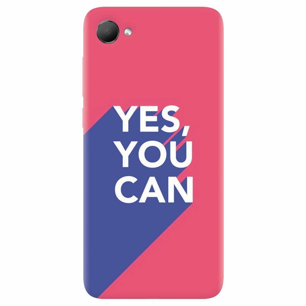 Husa silicon pentru Htc Desire 12, Yes You Can